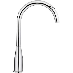 Miscelatore monocomando Baliv KI-1140 cromato per lavello, con bocca alta e girevole.