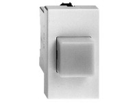 Feller Druckschalter-Einbauapparat FLF Schema 3 beleuchtet Weiss