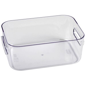 Transparente SmartStore Aufbewahrungsbox Compact aus Kunststoff, 75x140x200mm.