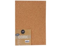 Korkplatte Braun A4