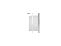 Duschaufsatz Glas mattiert für Duschbadewanne Duo 4