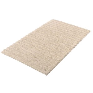 Tappeto bagno Kleine Wolke Yara in cotone naturale, 60x100 cm.