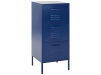 Beliani Armadio ufficio Wostok metallo Blu marino (HxLxP) 103 x 43 x 40 cm