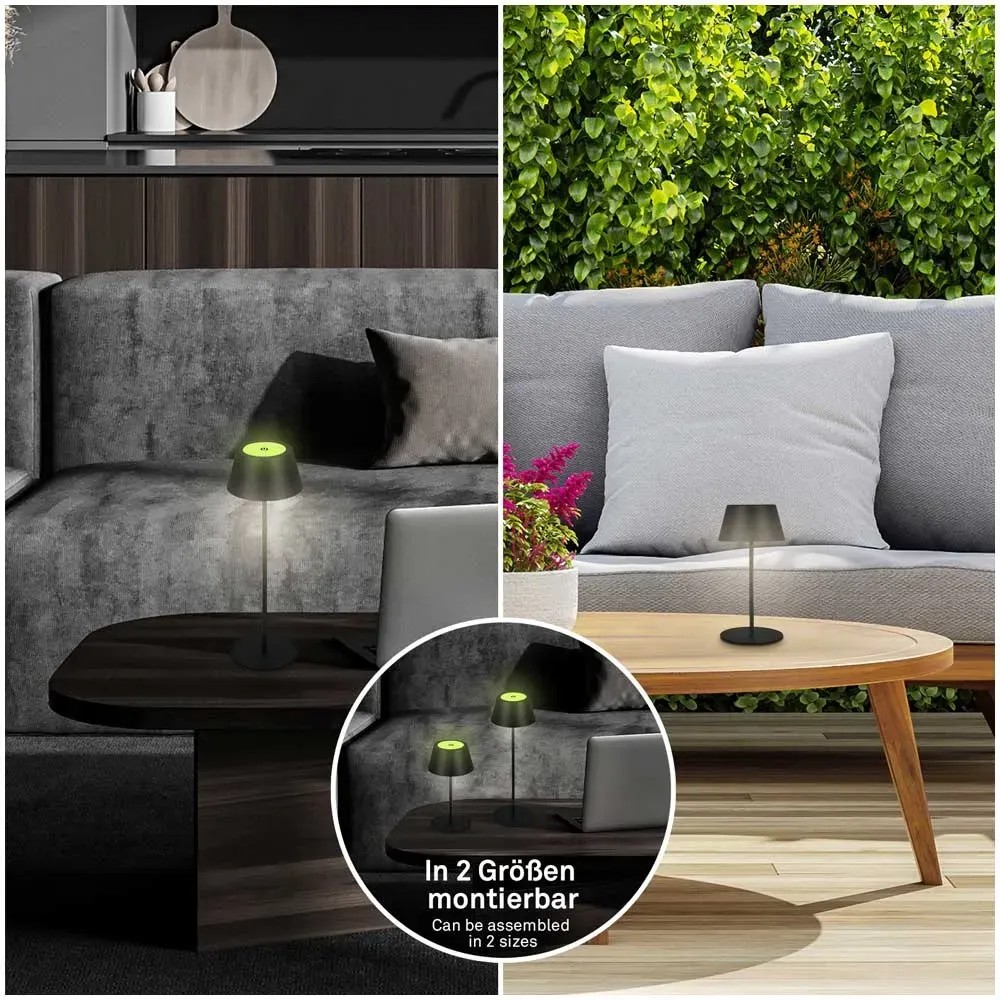 AIBOO Lampe LED Sans Fil Rechargeable 60cm Avec Télécommande - Éclairage D'Image Murale Intensité Variable Noir