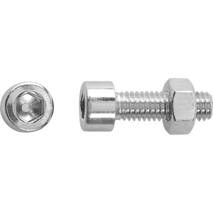 Vis à six pans creux à tête bombée DIN 912 Ø 6 x 30 mm acier 8 pcs