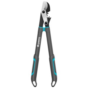 Gardena EnergyCut Pro S Astschere mit Bypass-Schneidprinzip für frisches Holz.