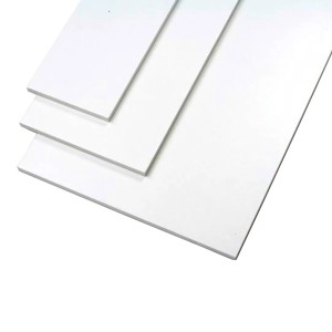 Mensola bianca, 80x20x1,6 cm, per costruzione mobili e progetti fai-da-te.