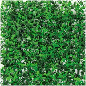 Haie artificielle 3D Buxus pour balcon comme brise-vue vert.