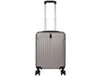 Rollkoffer Boarding-Reisekoffer ABS Champagner Rollkoffer Boarding-Reisekoffer ABS Champagner