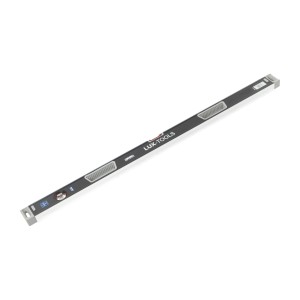 LUX Wasserwaage Optivision 100 cm Professional, Aluminium, mit Libellen.