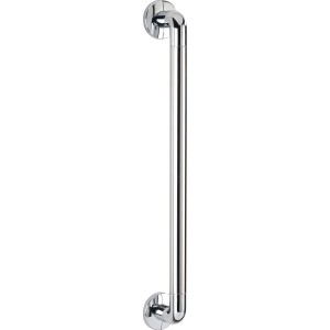 Wenko Barre d'appui pour baignoire Secura, 64,5 cm, chrome, pour une installation sécurisée dans la salle de bain.