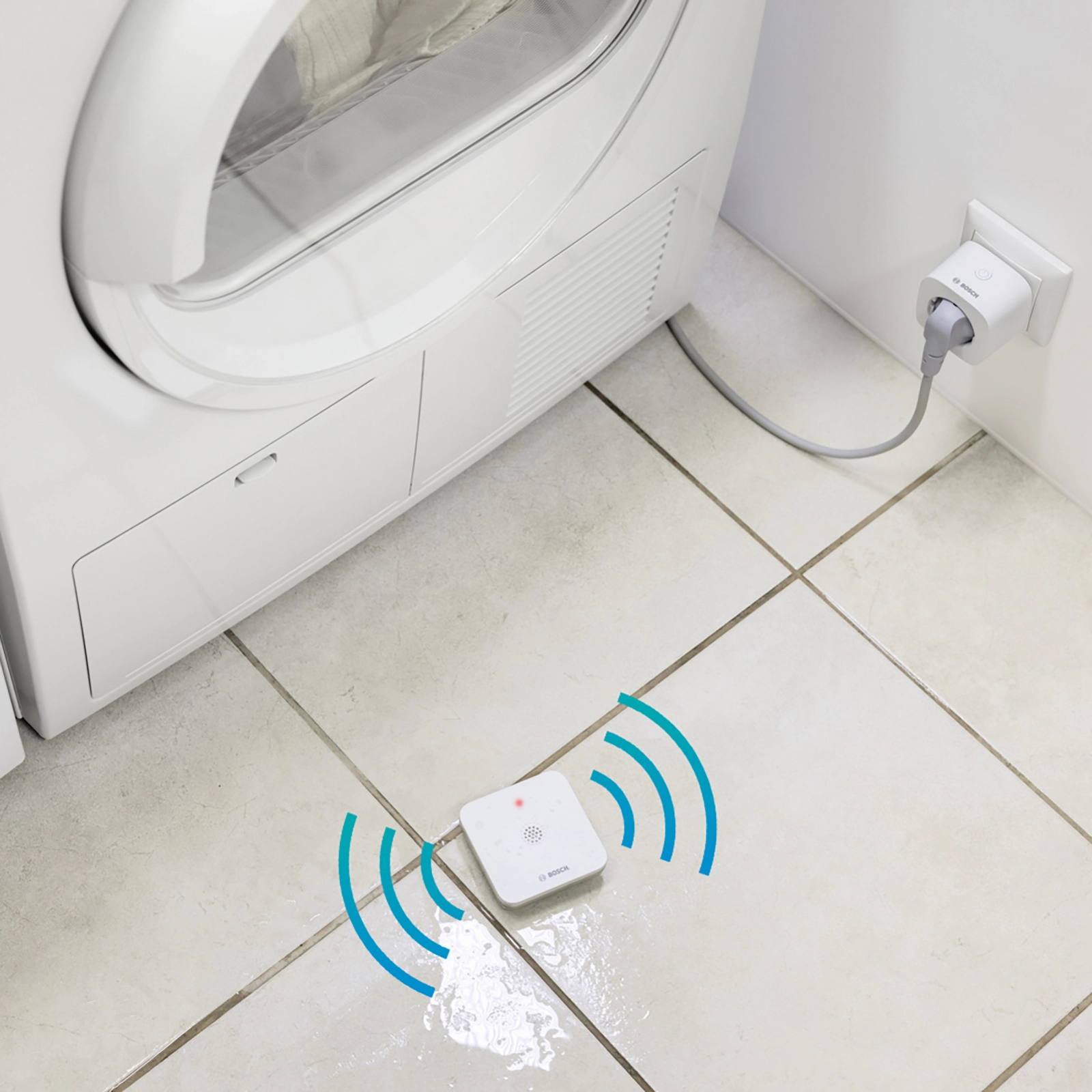 Bosch Smart Home Rilevatore perdite d'acqua BWA-1 Bianco