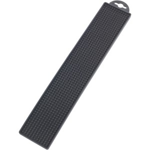 Tappetino scolapiatti Wenko Slim nero (42 cm) in gomma per la cucina.
