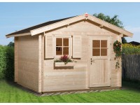 Weka Gartenhaus Premium 28 FT Natur Gr. 6