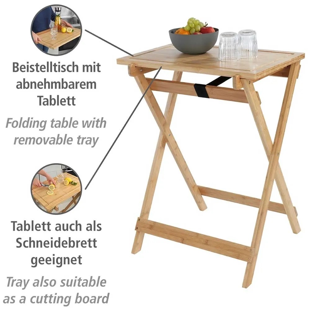 lumaland wäschekorb bambus LUMALAND Bambus Wäschekorb mit 2 ausziehbaren Wäschesacken main image 1