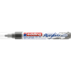 Marqueur acrylique Edding 5100 medium anthracite. Largeur de trait 2-3 mm, idéal pour toile et papier.