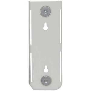 Supporto a parete bianco Brennenstuhl cleverLINE con magnete per fissare le multiprese.