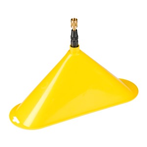 Écran de pulvérisation jaune Gloria Type 270 pour pulvérisateurs à pression, 115x335mm.