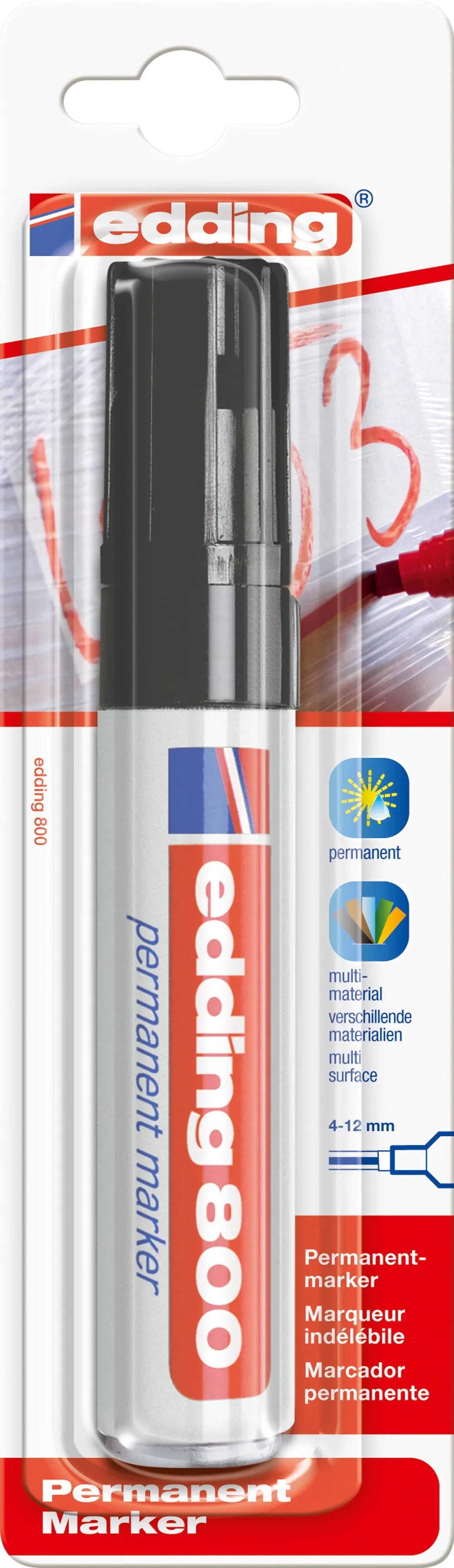 Edding 4500 Penna Per Tessuti T-Shirt - Linea 2-3mm - Foto 6