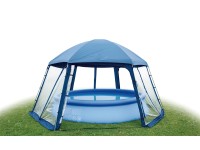 Poolhaus Wetterschutz