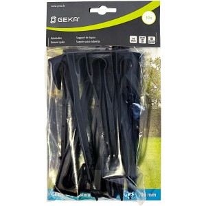 Geka Drip Rohrhalter Erdspieße, 10 Stück, Ø 16 mm zur Fixierung von Tropfrohren im Micro-Drip-System.