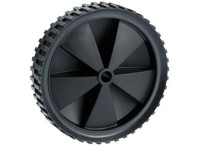 Doerner + Helmer Rad mit Stollenprofil PVC Schwarz Ø 15 cm / Breite 3,4 cm