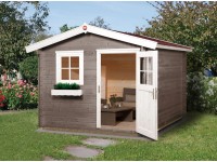 Weka Gartenhaus Premium 28 FT Natur Gr. 1