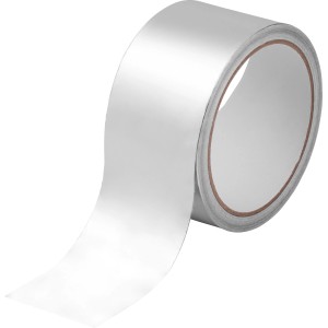 Ruban aluminium LUX, rouleau de 50 mm x 10 m. Ruban adhésif argenté pour intérieur et extérieur.