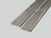 Terrassendiele genutet imprägniert Kiefer Grau 3 m