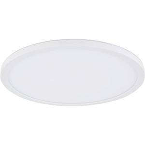 Plafoniera LED bianca e rotonda Sapana, diametro 42 cm. Lampada da soffitto moderna per spazi abitativi.