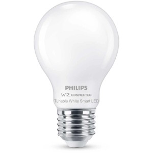 Lampadina LED Smart Philips, E27, dimmerabile, bianco regolabile, 60W. Controllo smart via app.