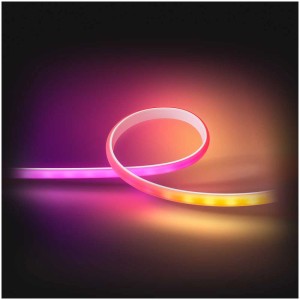 Philips Hue Gradient Leuchtstreifen, 2m, mit Farbverlauf für dynamische Lichteffekte.