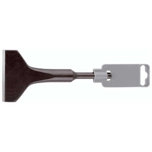 Scalpello a spatola Rennsteig 170mm con supporto per martello elettrico, per rimuovere l'intonaco.