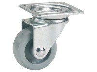 Doerner + Helmer Möbel-Lenkrolle TPE Ø 2,5 cm / Höhe 3,3 cm