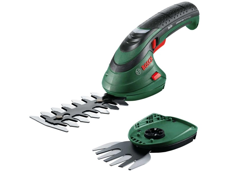 Bosch Isio Set Akku Gras und Strauchschere inkl. Gartenhandschuhe