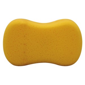 Éponge auto jaune Nigrin Jumbo pour l'entretien auto, 6,5x11,5x22,5 cm.