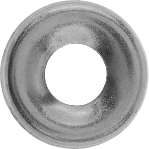 Rosette de vis en acier inoxydable, Ø 16 mm, pour vis à panneaux de particules et vis universelles, 20 pièces