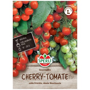 Sperli Graines de tomates cerises bio Gourmelito pour env. 8 plants.