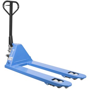 Transpallet blu Güde GHW 2500-115 PA per magazzino e officina.