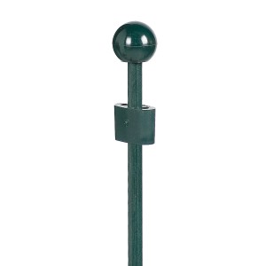 Tutore da giardino in fibra di vetro verde, 50 cm, per piante.