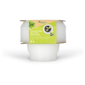 Barriera antilumache trasparente in PP, protezione affidabile per il tuo giardino.