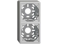 Feller Aufputz-Gehäuse und Befestigungsbügel EdizioDue für FX Grau Gr. 2 x 1 Feller Aufputz-Gehäuse und Befestigungsbügel EdizioDue für FX Grau Gr. 2 x 1