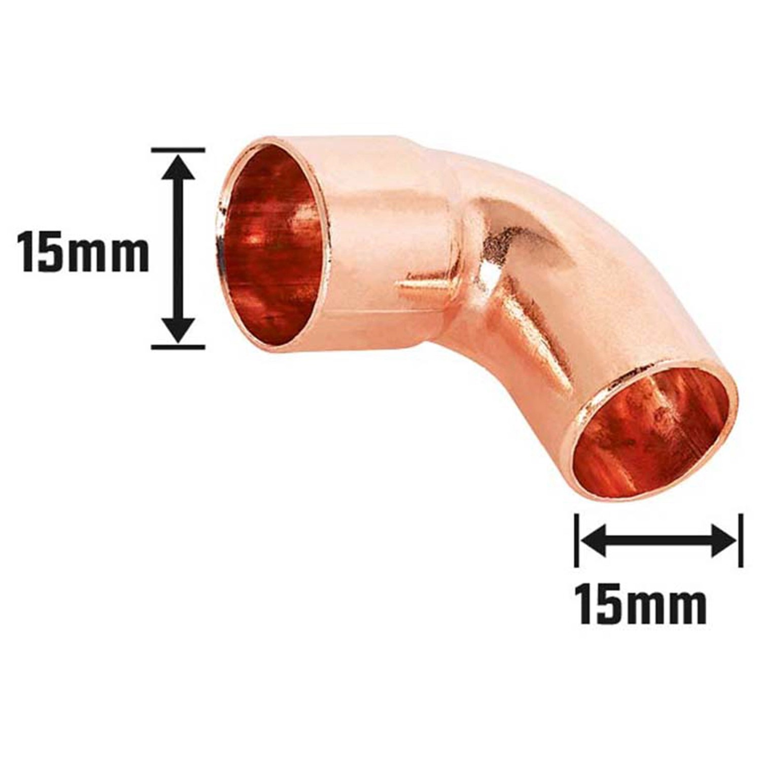 10 GIUNTO RACCORDO SALDATURA CURVA II 90 15mm, 5002A - Foto 5