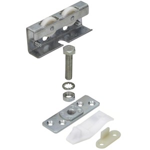 Kit montaggio Hettich TopLine 25 per porta scorrevole, acciaio zincato, fino a 40kg