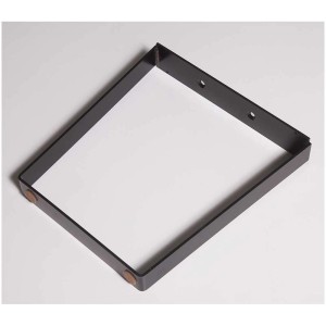 Piètement de banc noir en forme de V, 420x400 mm, pour bancs personnalisés, adapté à une utilisation intérieure et extérieure.