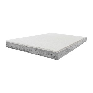 Diephaus lastra per pavimentazione grigio cemento, 60x40x4 cm, con smusso. Lastra in cemento per terrazzi e vialetti.