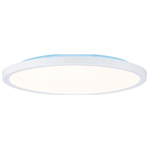 Panneau LED Paulmann Atria Shine, Ø 29 cm, avec éclairage indirect et télécommande.