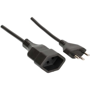 Câble de rallonge noir Max Hauri TD T12/T13, 20 m, pour une alimentation flexible.