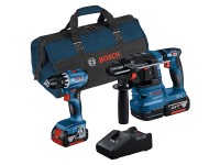 Bosch Professional Akku-Maschinen-Set GSR / GHB 2-tlg. inkl. 2 Akkus