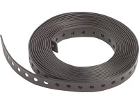 LUX Lochband Kunststoffummantelt 19 mm x 5 m Grau
